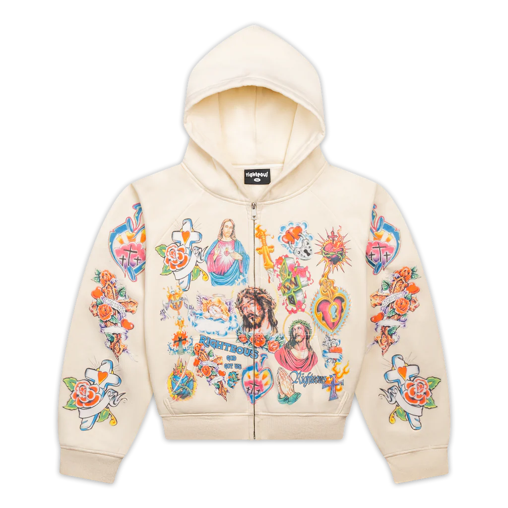 'Risen King' Zip Up Hoodie