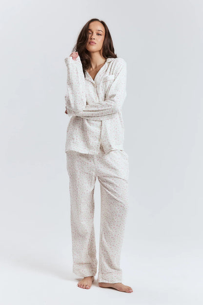 Pink Floral Pyjama Top