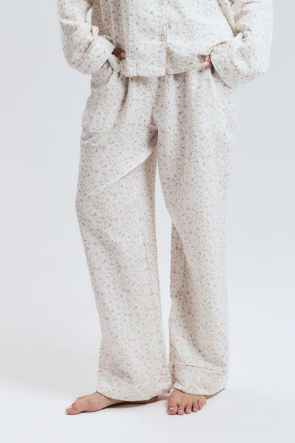 Pink Floral Pyjama Pants