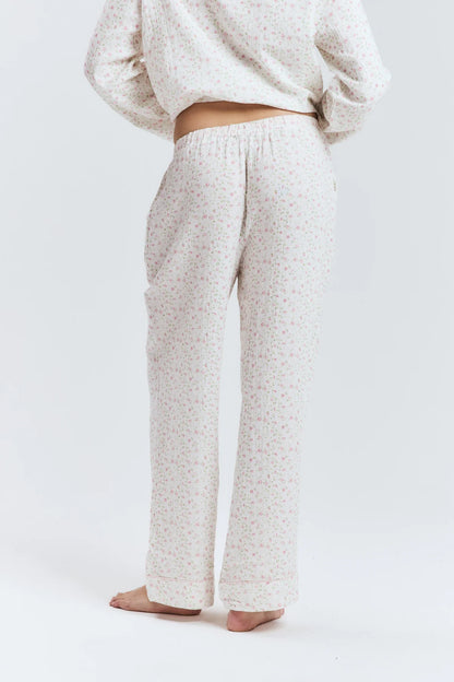 Pink Floral Pyjama Pants