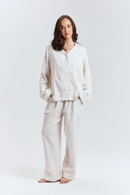Pink Floral Pyjama Pants