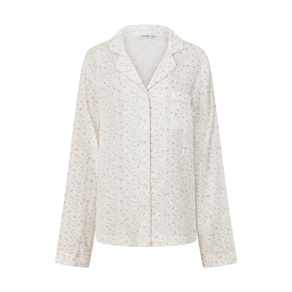 Pink Floral Pyjama Top