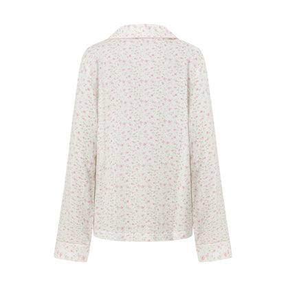 Pink Floral Pyjama Top